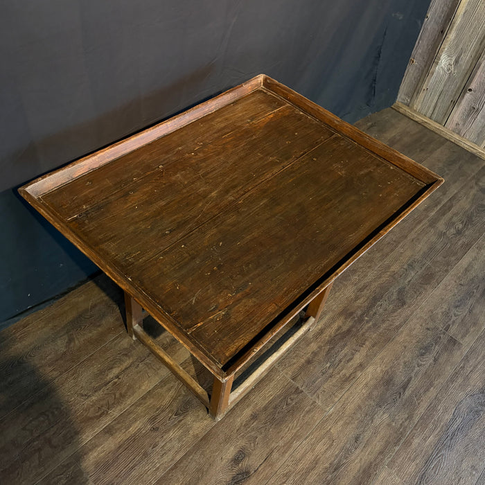 Primitive Antique Sorting Side Table