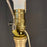Pair of Tall Antique French Gilt Metal Church Altar Candlestick Table Lamps