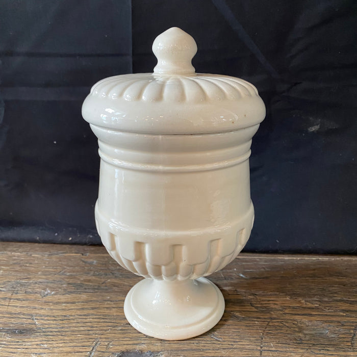 Antique Italian Apothecary Jar Venetian Mirto Porcelain Urn Large