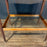 Antique French Bar Cart or Drinks Trolley with Pull-Out Leaves, Glass Shelf and Fluted Legs