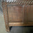 Rare Antique 18th Century Paneled Scottish Coffer Chest with Barley Twist Carving