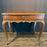 19th Century French Louis XV Walnut Side Table or Writing Desk with Large Drawer, Cabriole Legs and Hoof Feet