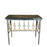 Antique French Wrought Iron Console Table with Marble Top | Balcony Railing Console Medium Size