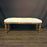 19th Century French Walnut Upholstered Bench