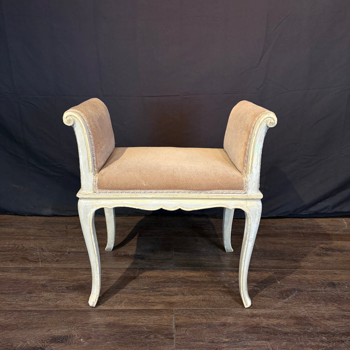 Antique French Painted Louis XV Banquette Bench