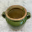 French Confit Pot with Green Glaze from the 19th Century #8883