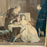 Matching Pair of late 18th Century Desnoyer Artwork: French Color Engravings Framed in Period Gold Leaf Frames