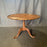 English Chippendale Georgian Round Pie Crust Table, Side Table or Accent or Entry Table with Carved Acorn Details