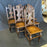 French Exquisitely Carved Early 19th Century Provincial Dining or Side Chairs set of 6 from Provence, France