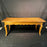 Antique French Farmhouse Dining Table with Scalloped Apron and Two Drawers