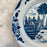 Early Antique Dutch Delft Blue and White Landscape Plate or Platter