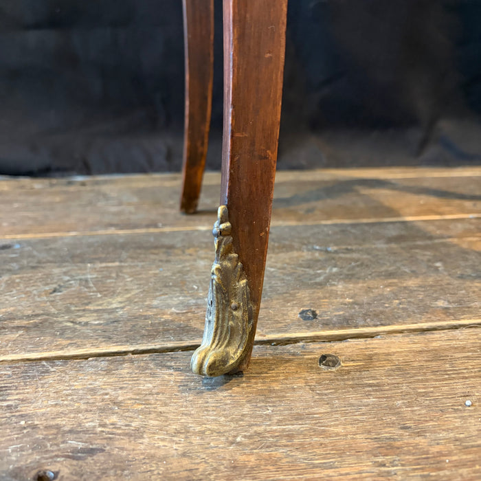 French Pair Marble Top Nightstands or Bedside Tables, or Side Tables Louis XV