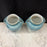 French Faience Three-Piece Vase and Jardinière Set with Swallows by Keller and Guerin