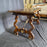 Spanish Walnut Dining Table, Console Table or Writing Desk with Iron Stretchers