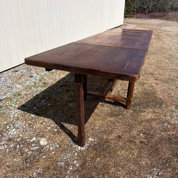 Antique French Farmhouse Large Dining Table from Provence