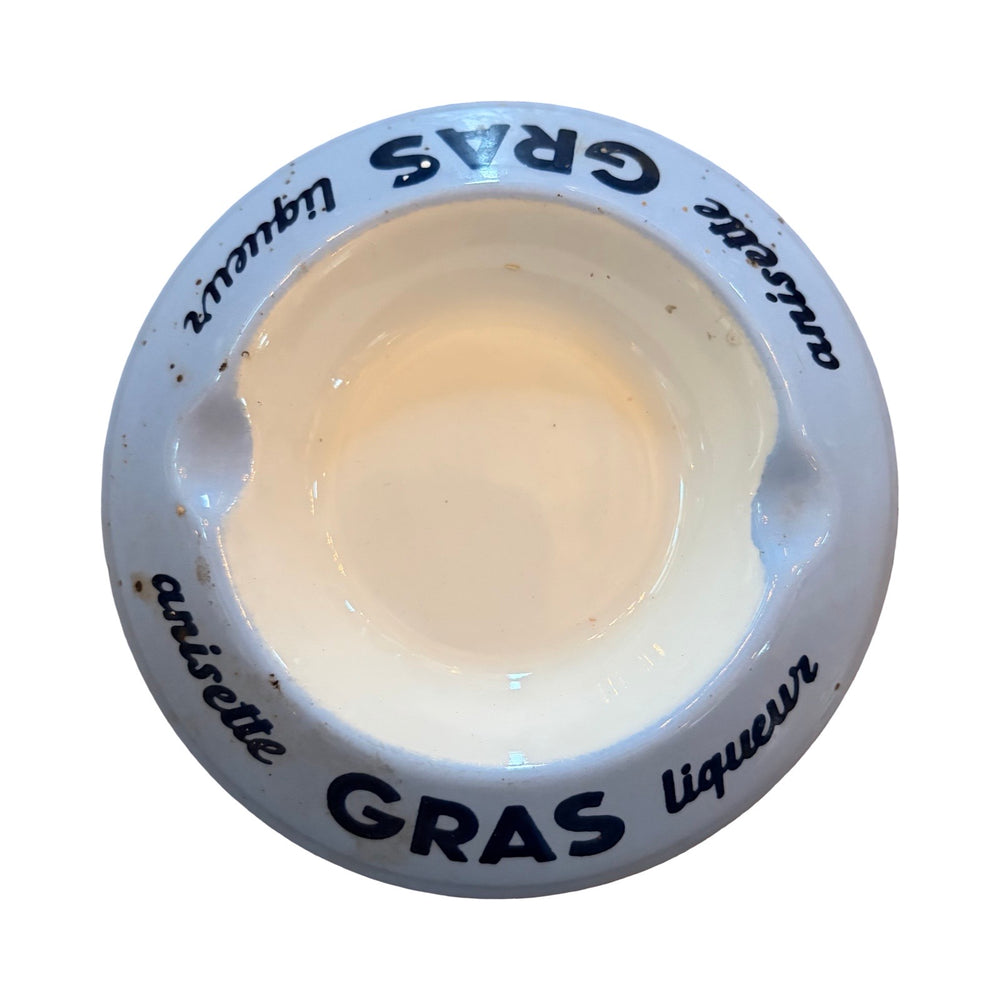 French Advertising Ashtray by Moulin des Loups in Orchies