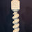 Pair of Monumental 19th Century French Carved Architectural Wood Church Altar Candlesticks with Barley Twist Columns, Almost 4 Feet Tall