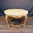 French Louis XV Marble Top Coffee Table with Exceptional Carving