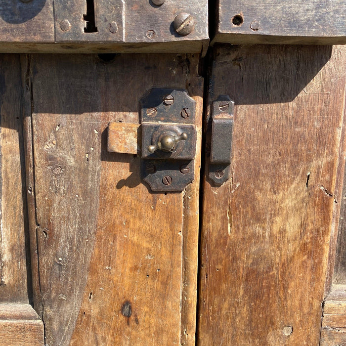 CLEAN UP/FIX UP AND REPHOTOGRAPH. French 18th Century Vielle Porte Double Interior or Exterior Doors with Original Hardware