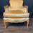 Fine French Pair Louis XV Armchairs or Bergeres with Brass Tacking