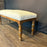 19th Century French Walnut Upholstered Bench