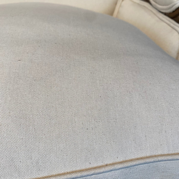 Pair of French Walnut Louis XV Armchairs or Bergere Chairs 19th Century