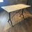 French Cafe Table or Bistro Table with Cast Iron Base and Carrera Marble Top