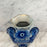 Early Antique Dutch Delft Blue and White Floral Vase, Netherlands