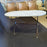 French Oval Marble Top Cafe Table