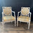 Italian 18th Century Neoclassical Pair of Arm Chairs or Fauteuils Louis XVI Style - Museum Quality