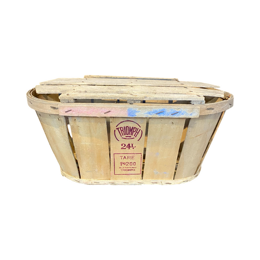 Wooden Fruit Basket with Top from France Triomph