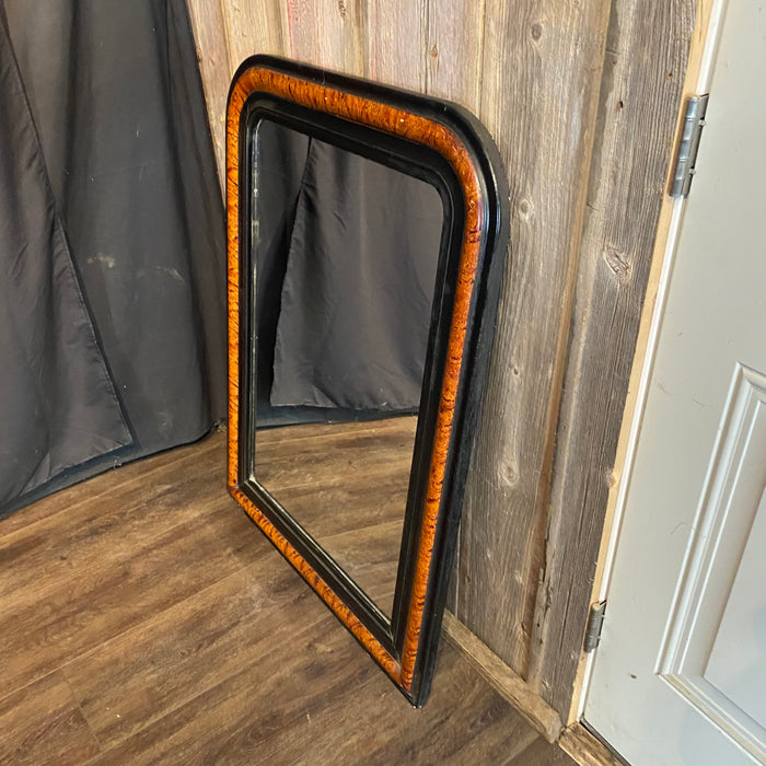 French Louis Philippe Faux Painted Mirror with Original Plate