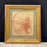 18th Century French Sanguine Red Chalk Drawing of a Boy in a Kerchief in Early Gold Gilt Frame