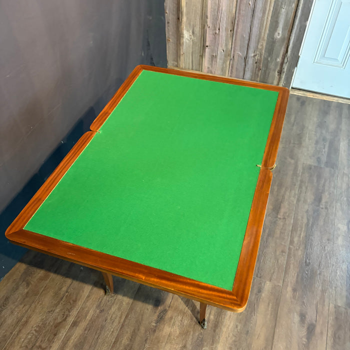 French Marquetry Belle Epoque Game Table, Accent Table, or Occasional Table and with Original Game Pieces