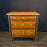 French Neoclassical Louis XVI Marble Top Parquetry Commode or Chest of Drawers