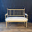 Early 19th Century French Louis XVI Painted Loveseat, Sofa or Settee Bench with New Upholstery