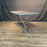 French Marble Top Café Table or Bistro Table with Cast Iron Base