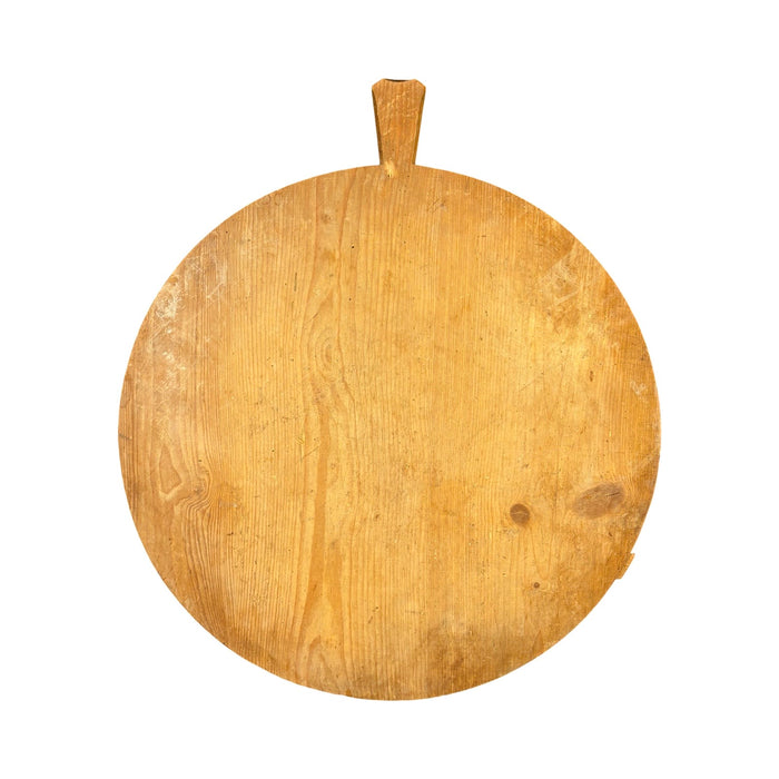 Vintage French Round Bread Board or Dough Board