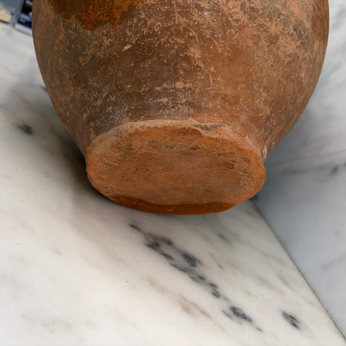 French Confit Pot with Green Glaze from the 19th Century #9071