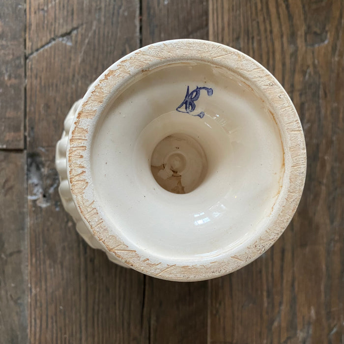 Antique Italian Apothecary Jar Venetian Ortica Porcelain Urn Large