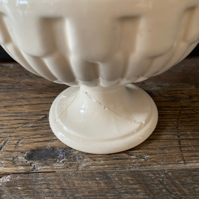 Antique Italian Apothecary Jar Venetian Malva Porcelain Urn Large