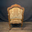 Pair of French Louis XV Carved Armchairs with Cut Velvet Mohair Upholstery