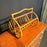 Antique Bent Rattan Cane Magazine Rack