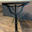 Antique French Carrera Marble Top Cafe or Bistro Table with Cast Iron Base