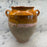French Confit Pot with Yellow Glaze from the 19th Century #9072
