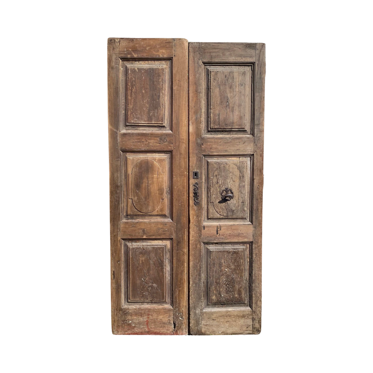 French 18th Century Vielle Porte Double Interior or Exterior Doors