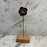Antique French Purple Porcelain Flower Botanical Sculpture on Custom Display Stand