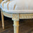 Early 19th Century French Louis XVI Painted Loveseat, Sofa or Settee Bench with New Upholstery