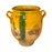 French Large Confit Pot with Yellow Glaze from the 19th Century #8858