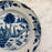 Early Antique Dutch Delft Blue and White Landscape Plate or Platter